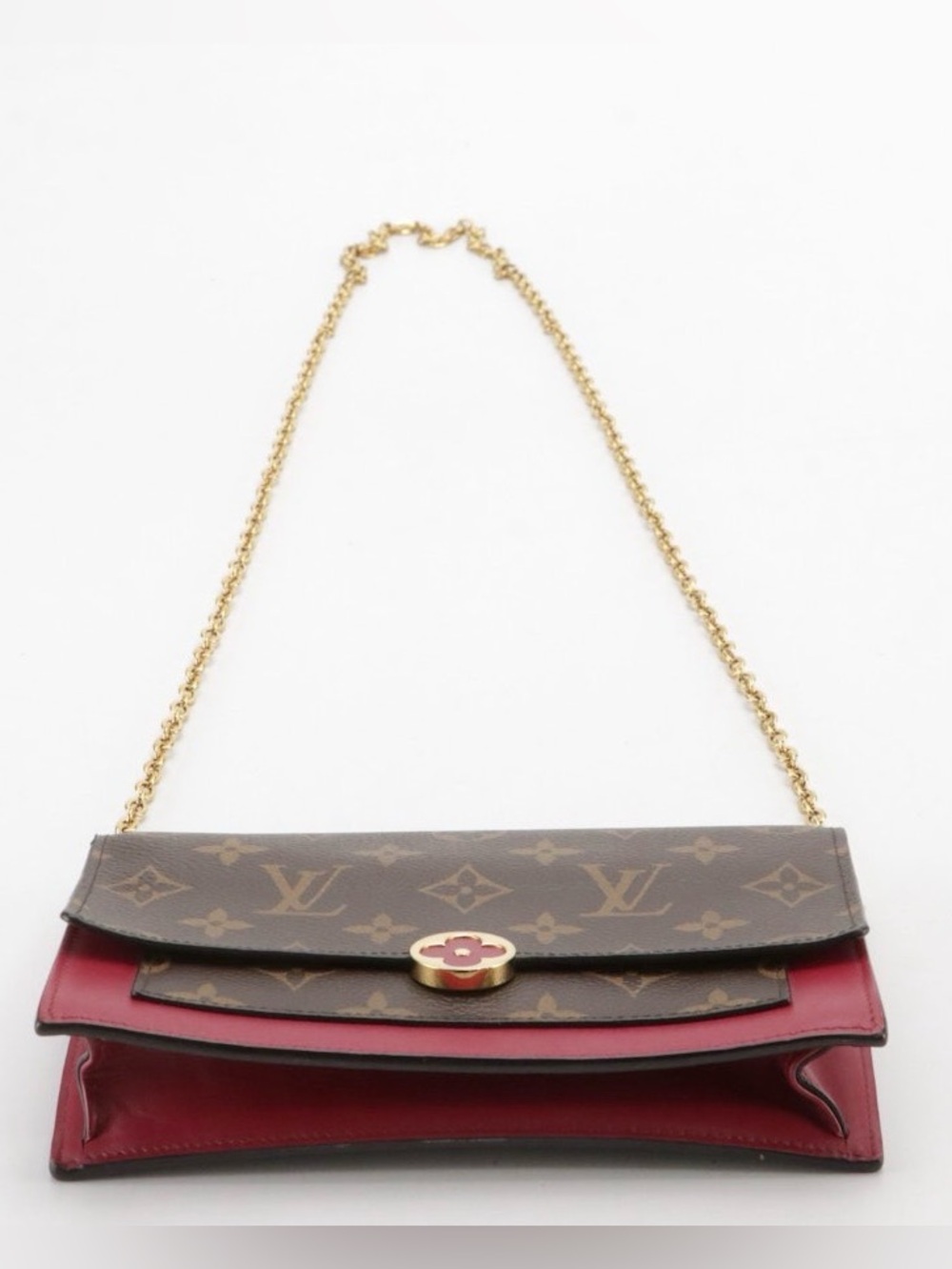 Louis Vuitton Monogram Flore Wallet on Chain – Fuchsia (M67404) - Picture 3 of 8